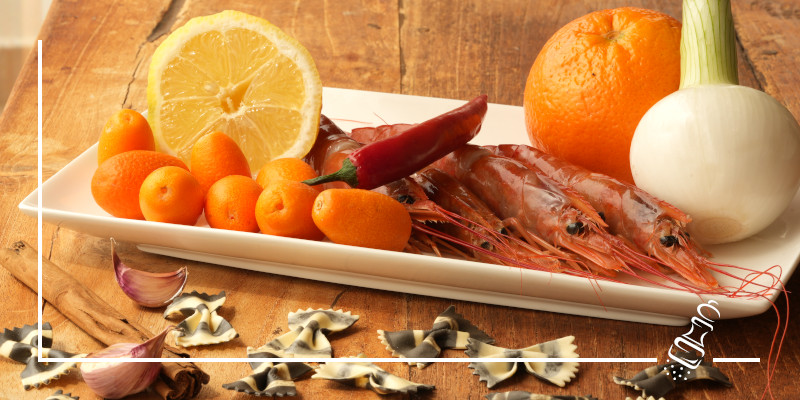 crevetten mit kumquats an whisky und zimt