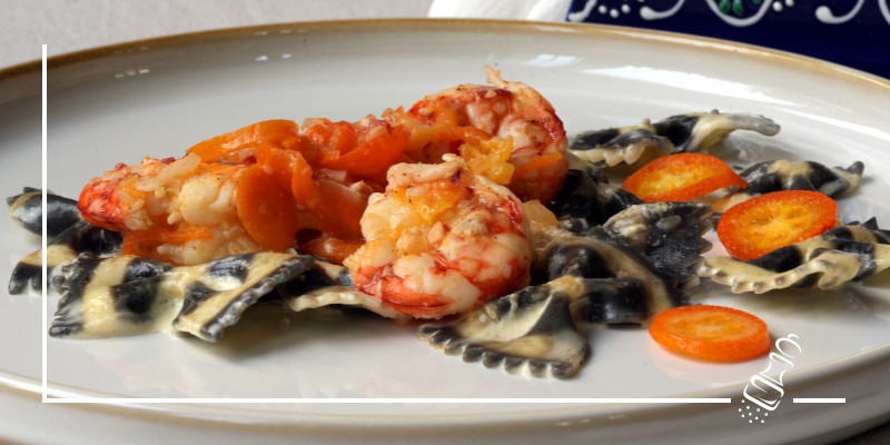 crevetten mit kumquats an whisky und zimt