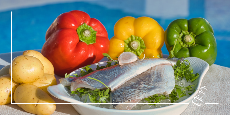 doradenfilet an petersilien marinade