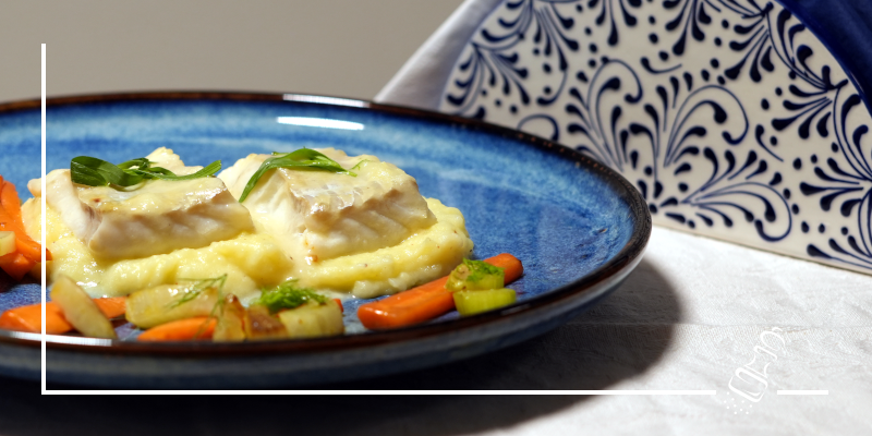 kabeljau an weisswein estragonsauce