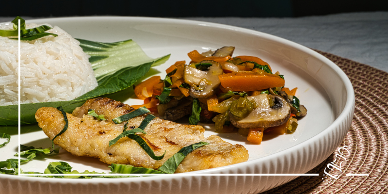rotbarsch mit wokgemuese