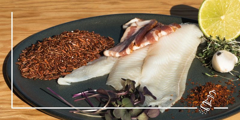 rotzungen mit speck an kresse mayo