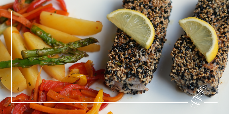 thunfisch mit wok-gemuese