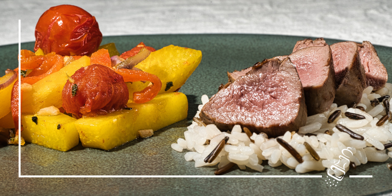 lammfilet an kohlrabi mediterran
