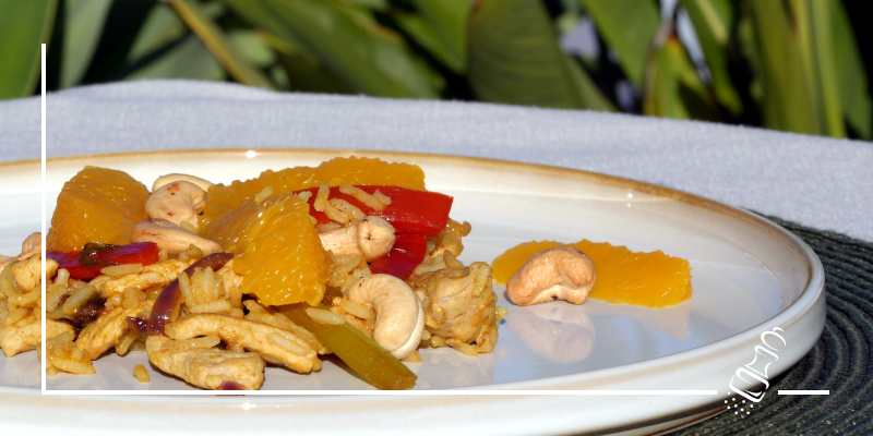 schweinefleisch geschnetzelt mit orangen