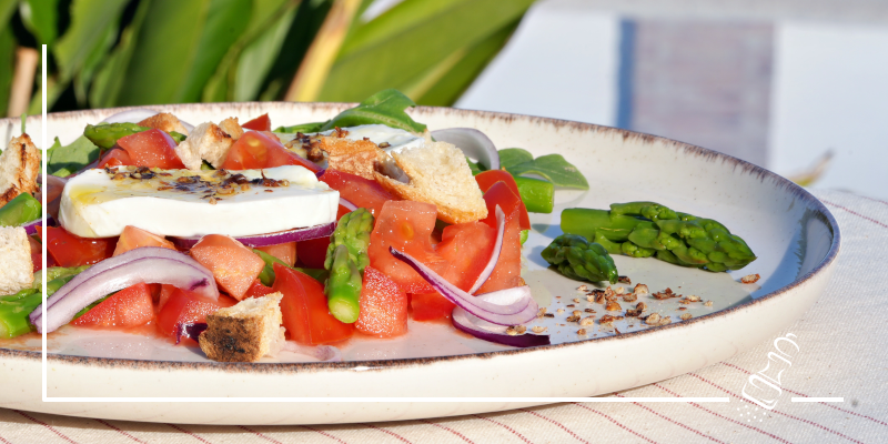 spargel tomaten sommersalat