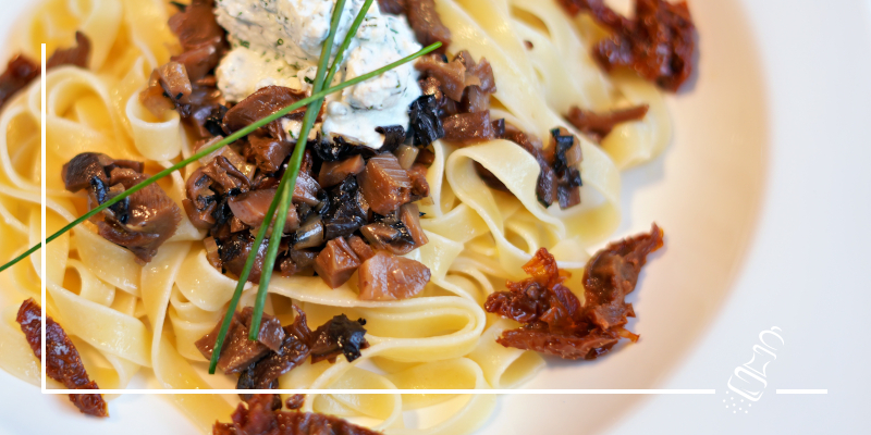 nudeln mit wildpilzen und ricotta