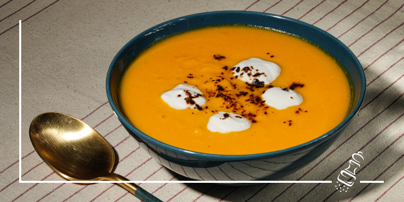 rueeblisuppe mit asiatischer note
